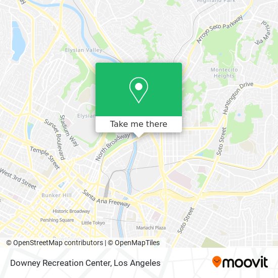 Downey Recreation Center map