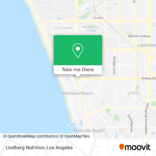 Mapa de Lindberg Nutrition