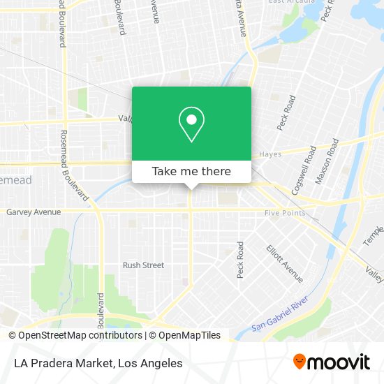 Mapa de LA Pradera Market