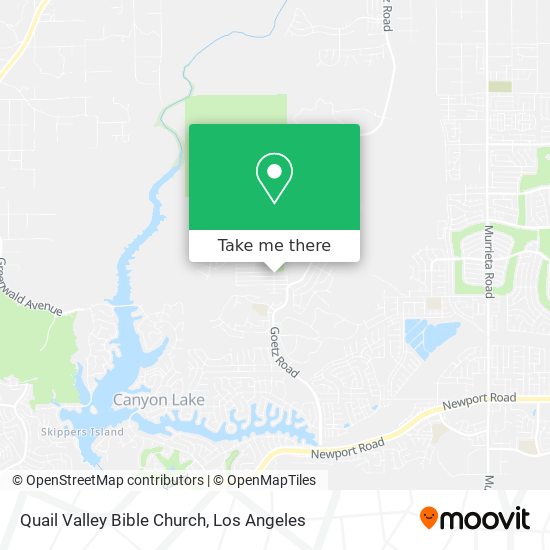 Quail Valley Bible Church map