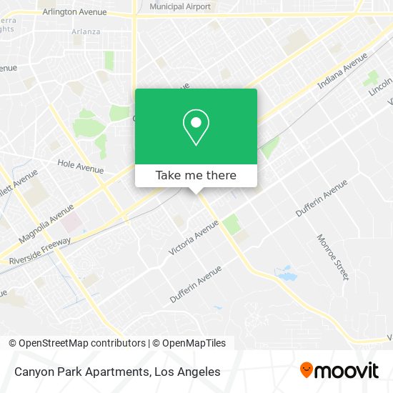 Mapa de Canyon Park Apartments