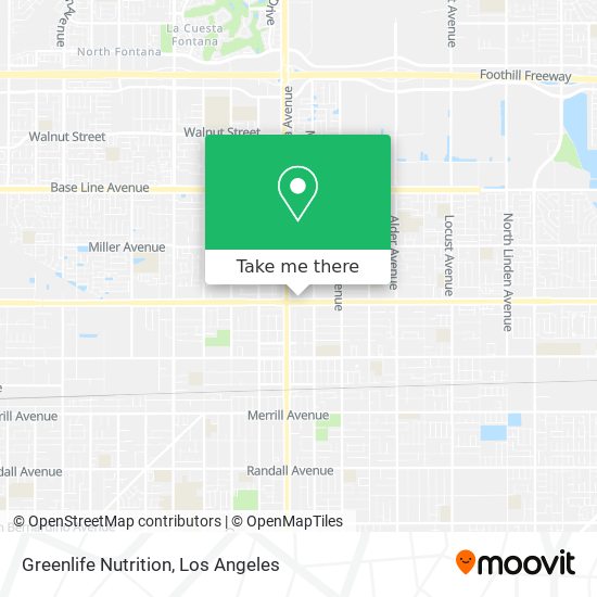 Greenlife Nutrition map