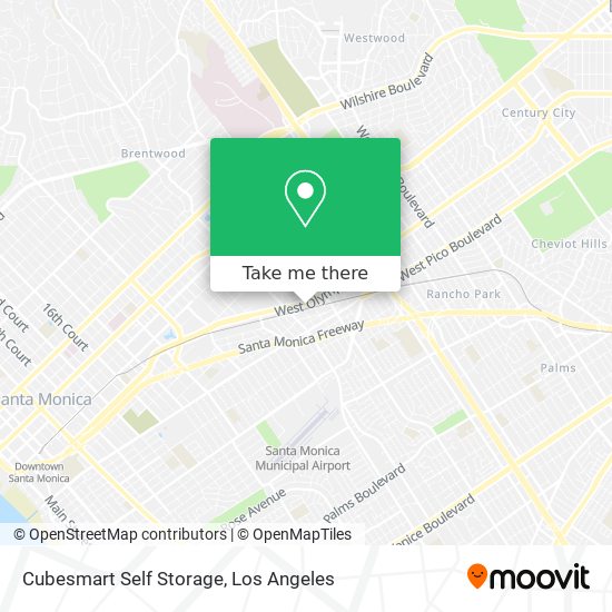 Cubesmart Self Storage map