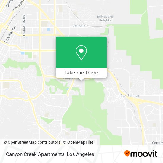 Canyon Creek Apartments map