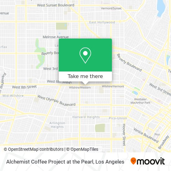 Alchemist Coffee Project at the Pearl map