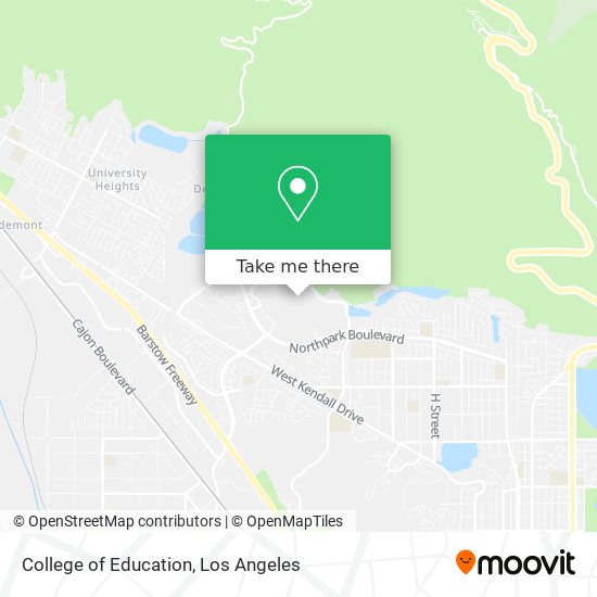 College of Education map