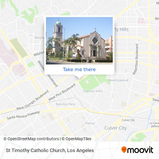 St Timothy Catholic Church map