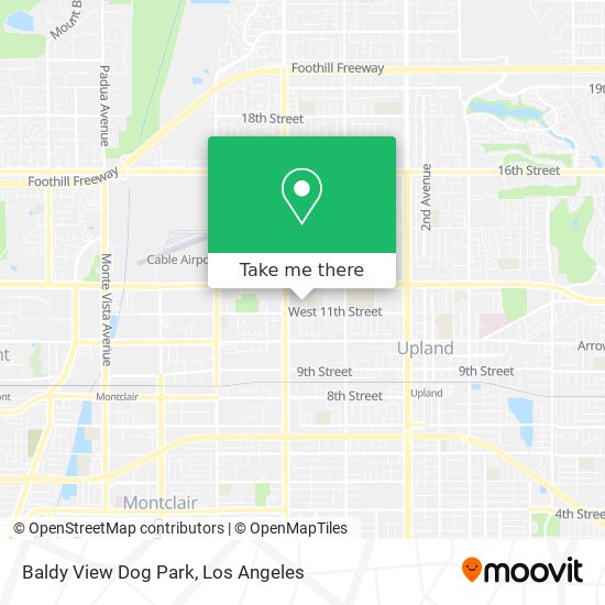 Baldy View Dog Park map