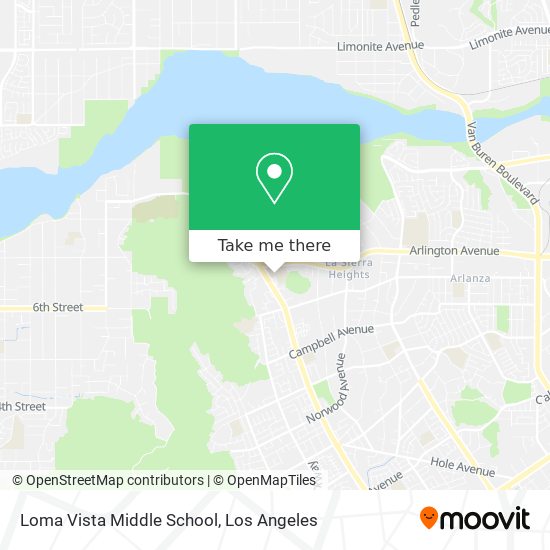 Mapa de Loma Vista Middle School