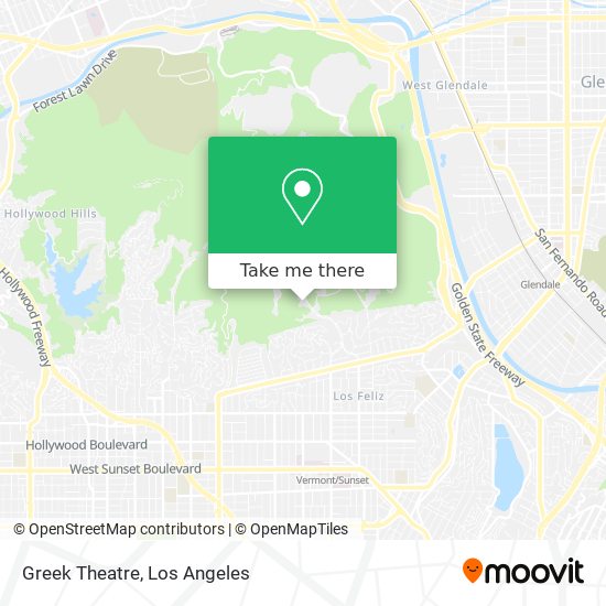 Greek Theatre map