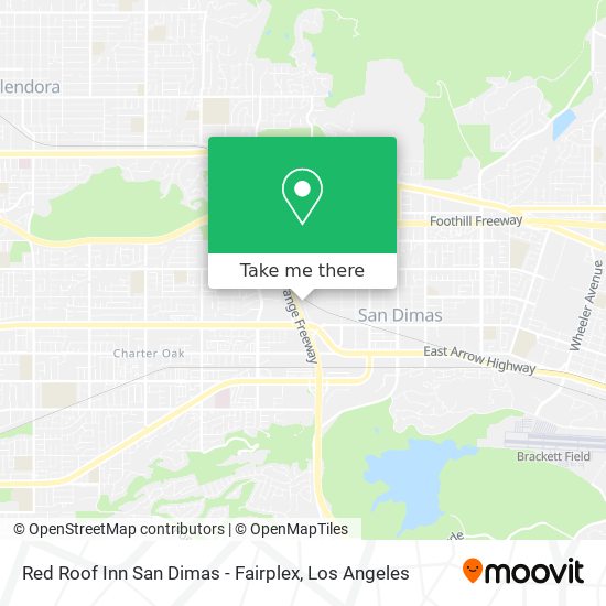 Red Roof Inn San Dimas - Fairplex map