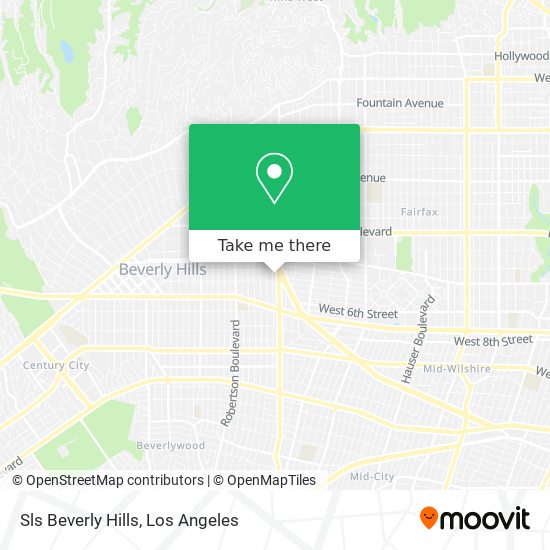 Sls Beverly Hills map
