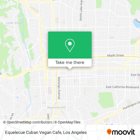 Equelecue Cuban Vegan Cafe map