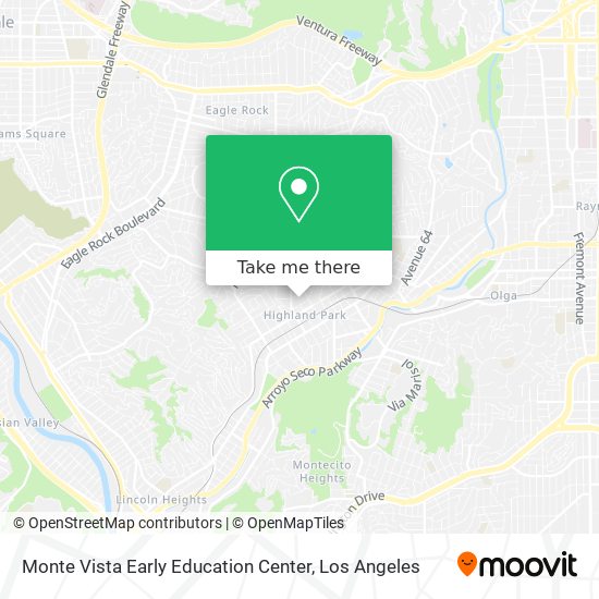 Monte Vista Early Education Center map