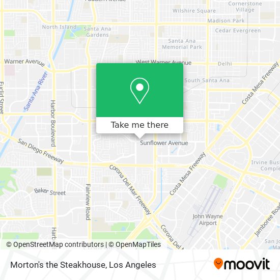 Morton's the Steakhouse map