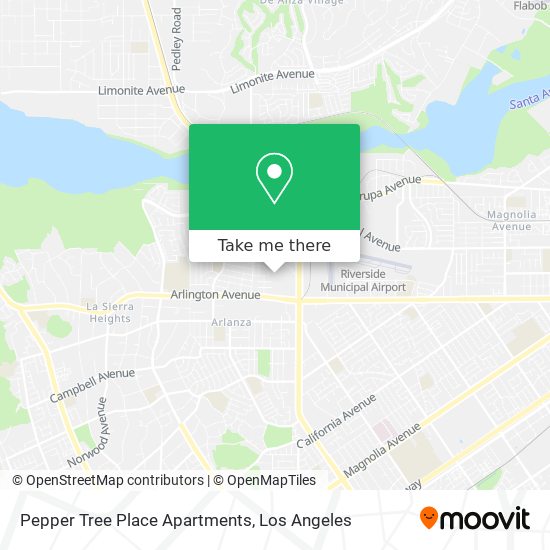 Pepper Tree Place Apartments map