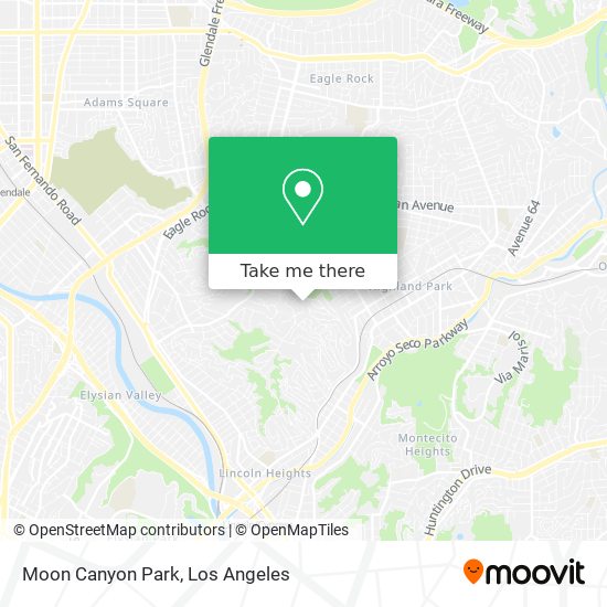 Moon Canyon Park map