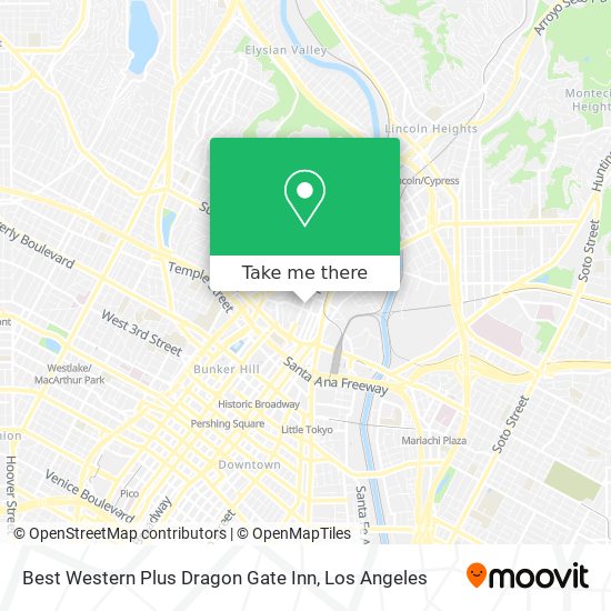 Best Western Plus Dragon Gate Inn map