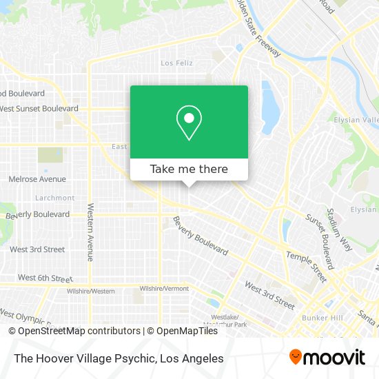 The Hoover Village Psychic map