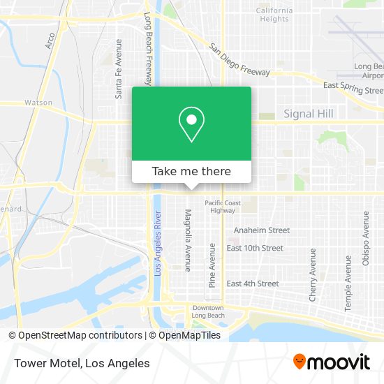 Tower Motel map