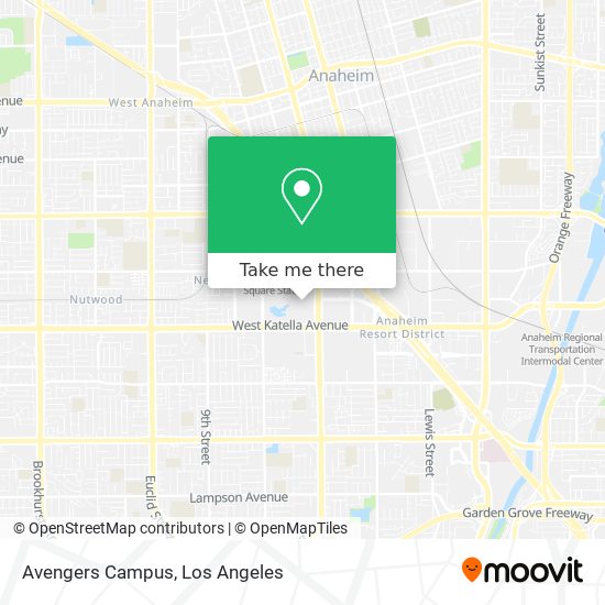 Mapa de Avengers Campus