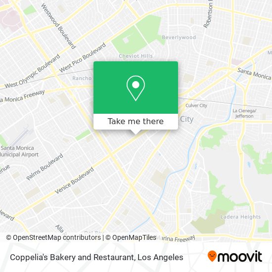 Mapa de Coppelia's Bakery and Restaurant