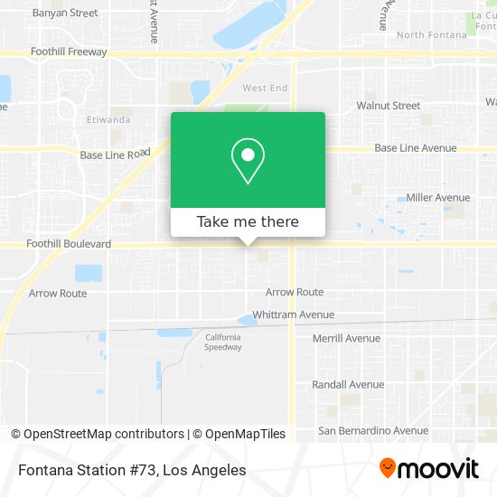 Mapa de Fontana Station #73