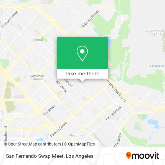 San Fernando Swap Meet map