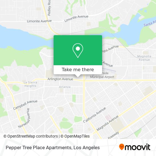 Mapa de Pepper Tree Place Apartments