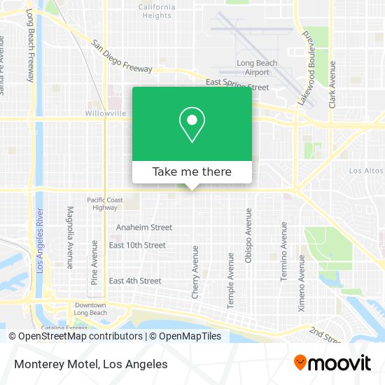 Monterey Motel map