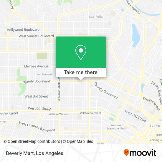 Mapa de Beverly Mart
