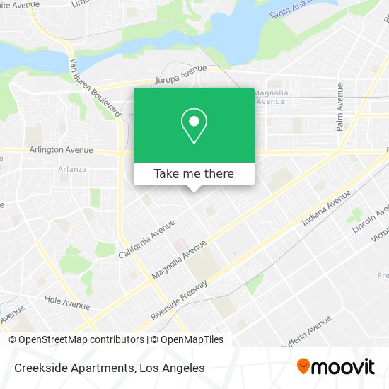 Creekside Apartments map