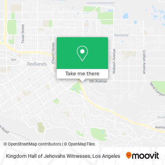 Mapa de Kingdom Hall of Jehovahs Witnesses