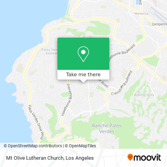 Mapa de Mt Olive Lutheran Church