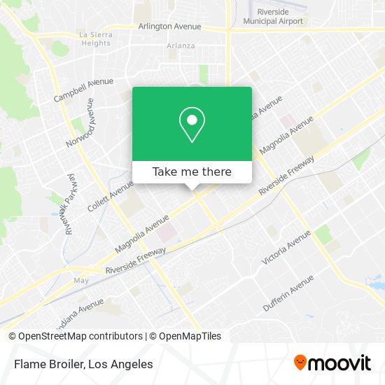 Flame Broiler map