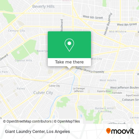 Mapa de Giant Laundry Center