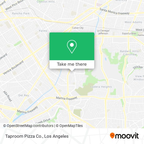 Mapa de Taproom Pizza Co.
