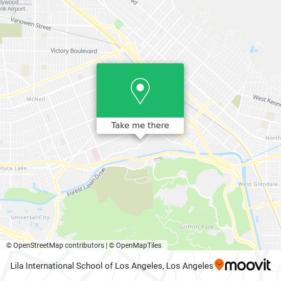 Lila International School of Los Angeles map