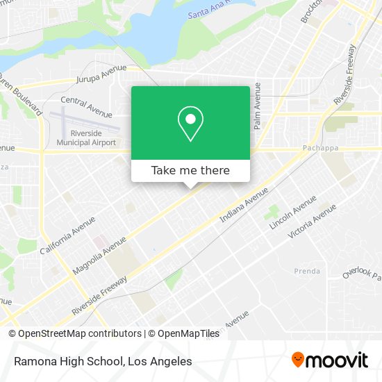 Ramona High School map