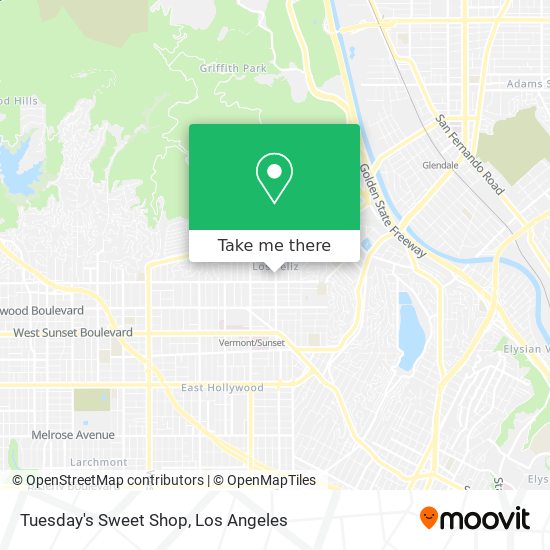 Mapa de Tuesday's Sweet Shop