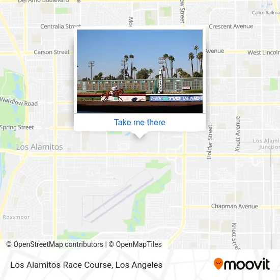 Mapa de Los Alamitos Race Course