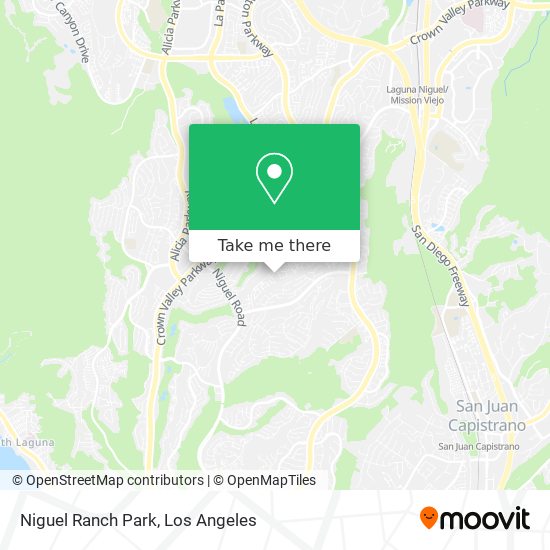 Niguel Ranch Park map