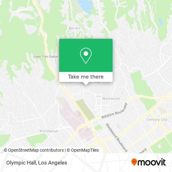 Olympic Hall map