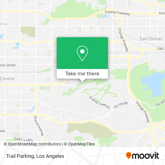 Trail Parking map