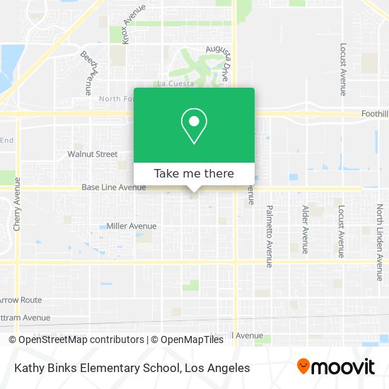 Kathy Binks Elementary School map