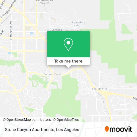 Stone Canyon Apartments map