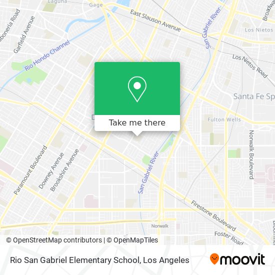 Mapa de Rio San Gabriel Elementary School