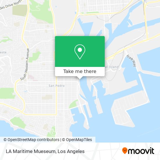 LA Maritime Mueseum map