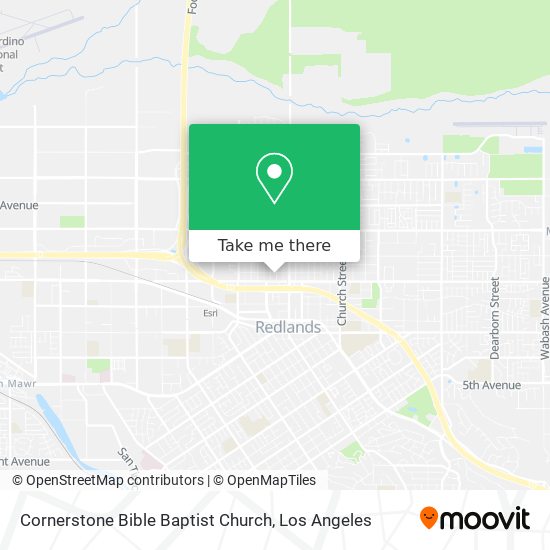 Mapa de Cornerstone Bible Baptist Church