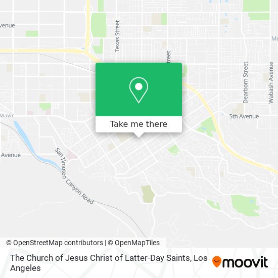 Mapa de The Church of Jesus Christ of Latter-Day Saints